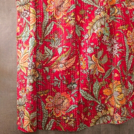 Dessus de lit indien Kantha artisanal