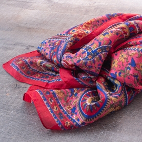 Foulard indien en soie