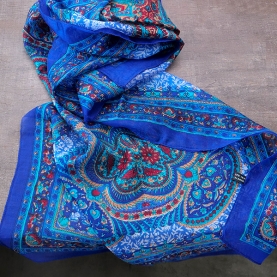 Foulard indien en soie