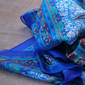 Foulard indien artisanal