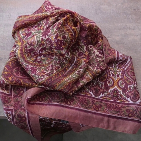 Foulard indien en soie