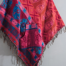 Nepalese woolen poncho