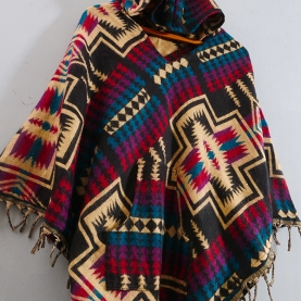 Nepalese woolen poncho