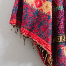 Nepalese woolen poncho