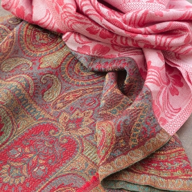 Indian Jamawar cotton scarf