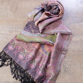 Indian cotton scarf mangoes