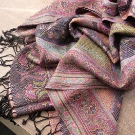 Indian cotton scarf mangoes design