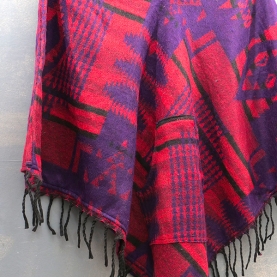 Nepalese poncho traditional design