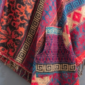 Nepalese poncho traditional design