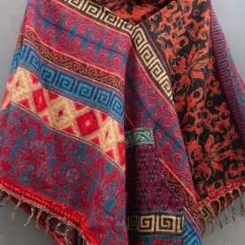 Nepalese poncho traditional design