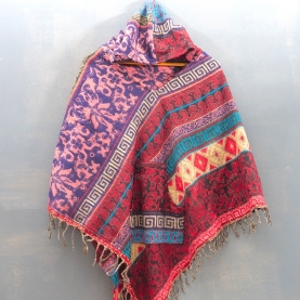 Nepalese poncho traditional design