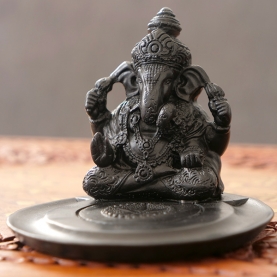 Incense stick stand Black Ganesha