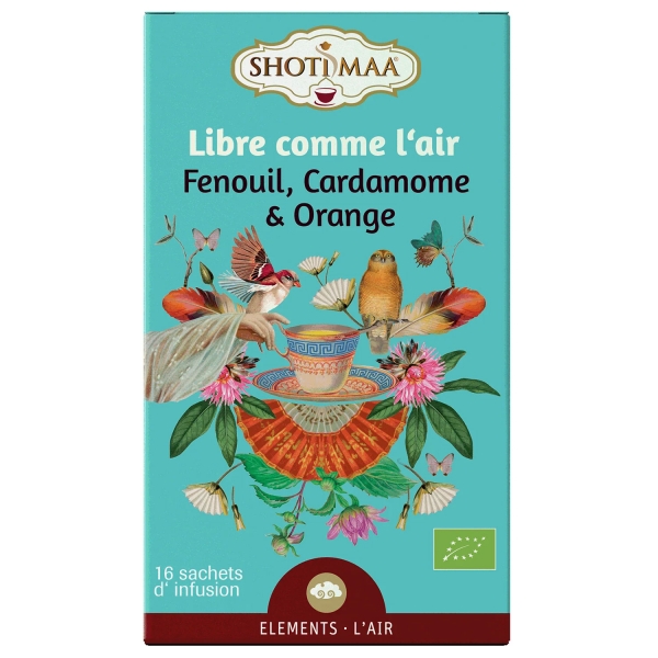 Tisane indienne bio Libre comme l'air SHOTI MAA 32g