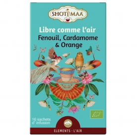 Tisane indienne bio Libre comme l'air SHOTI MAA 32g