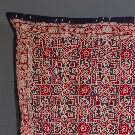 Housse de coussin indienne Kantha