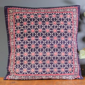 Indian cotton cushion cover Kantha