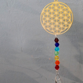 Mobile Flower of Life and 7 Chakras