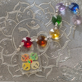 7 Chakras and double Dorje pendant