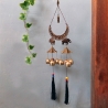 Elephants and moon wind chime 6 bells