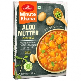 Plat indien pommes de terre cuisinées Aloo mutter 300g