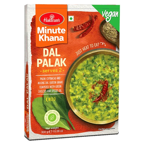 Plat indien cuisiné Dal palak 300g