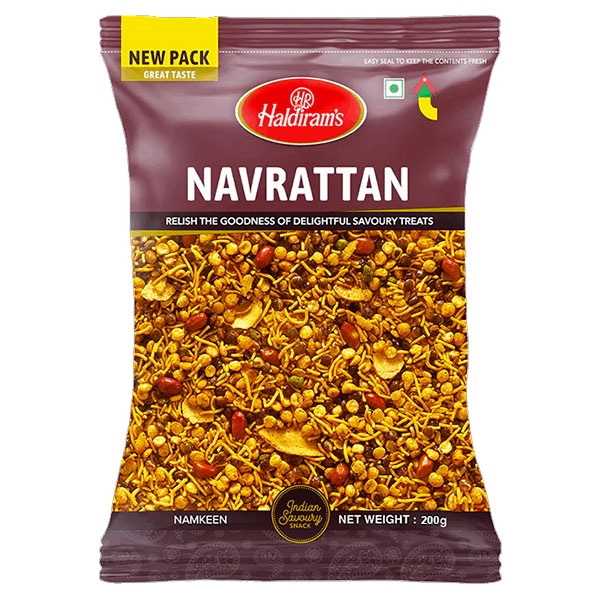 Mélange apéritif indien Namkeen Navrattan 200g