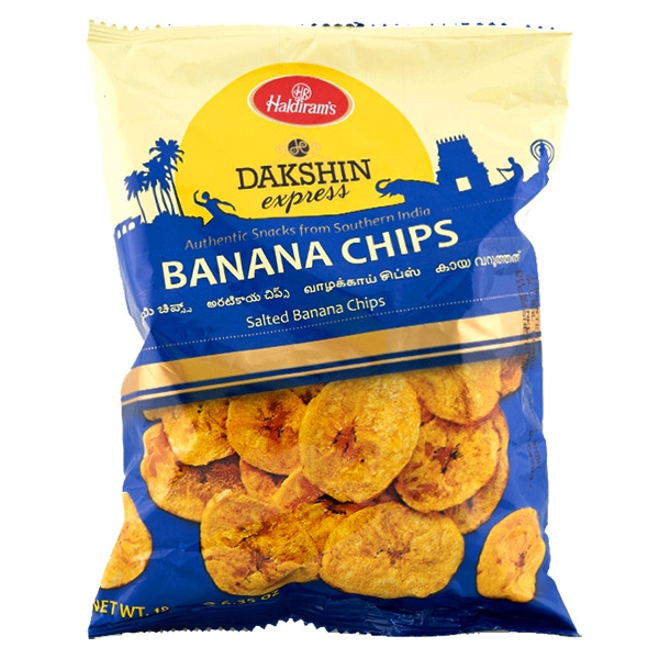 Chips indiennes de banane salées 180g