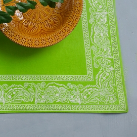 Indian printed cotton table mat