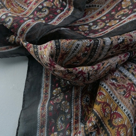 Indian silk scarf fashion