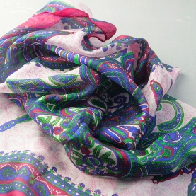 Foulard indien en soie