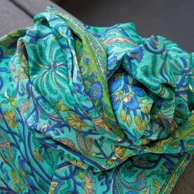 Indian printed stole Flowers